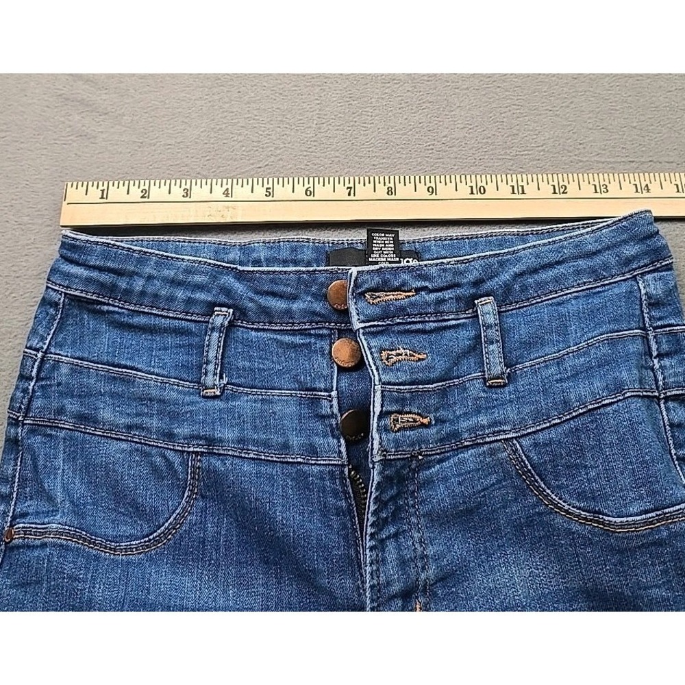 Refuge Jeans Womens Size 8 Blue Skinny Stretch Fade Comfort Casual Denim - Picture 4 of 10